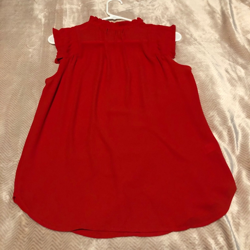 Loft Red Blouse - Picture 3 of 5